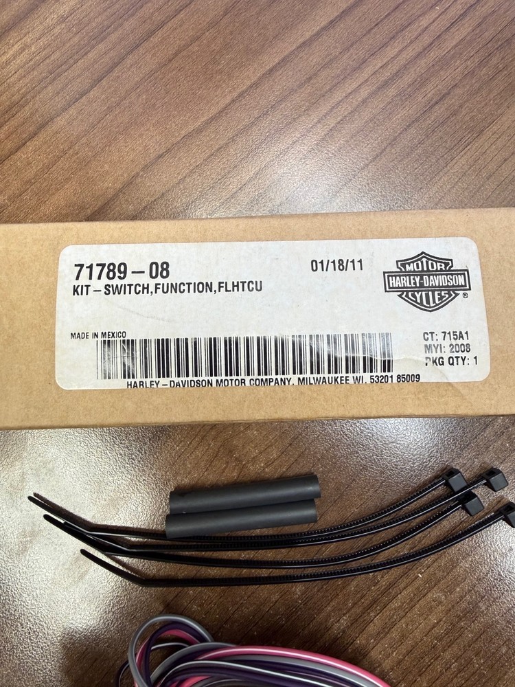Harley-Davidson 71789-08 Switch Function Kit FLHTCU 1998-2013 New OEM