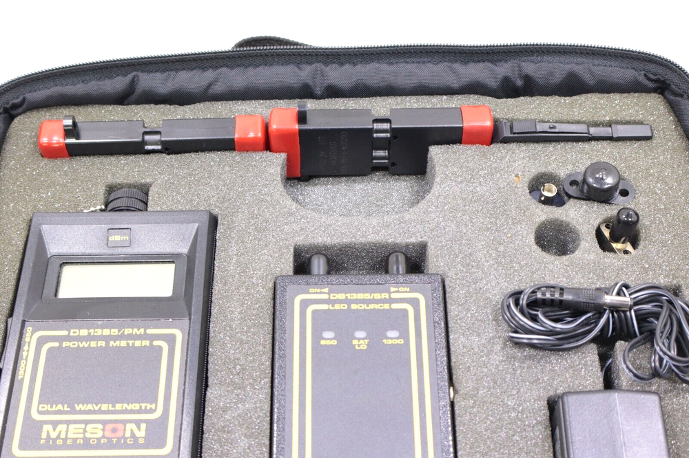 Meson Fiber Optics Power Meter & Source Testing Kit