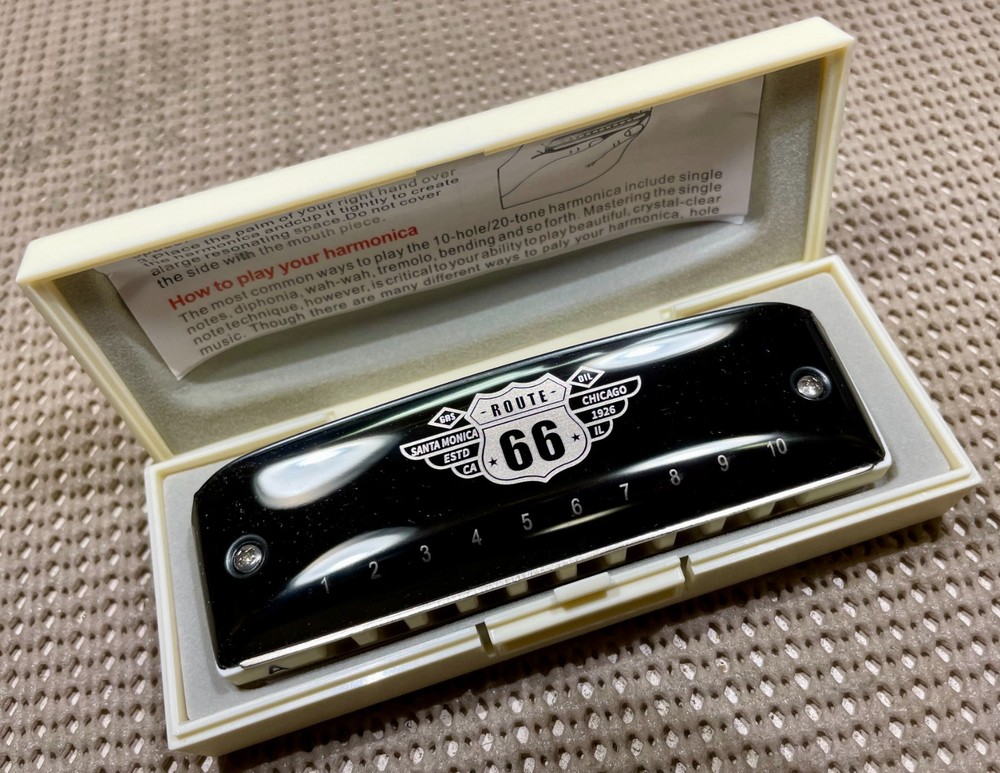 Harmonica, Kongsheng Rt. 66 black covers, various keys