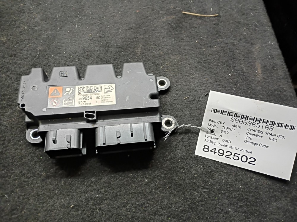 2012-2017 GM BCM ECU SRS DIAGNOSTIC CONTROL MODULE 13599654