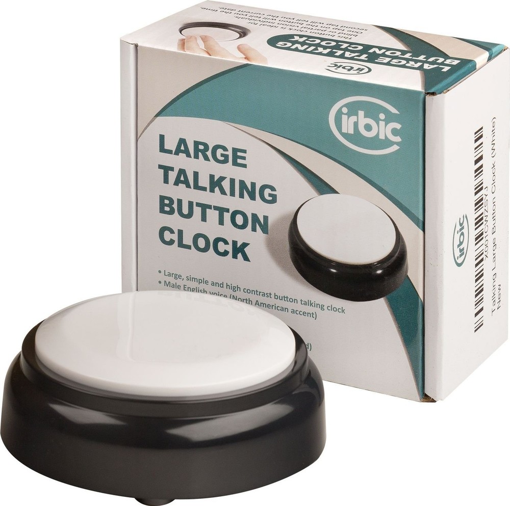Talking Large Button Alarm Clock - Telling Time and Date for Elderly, Impaire...