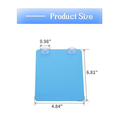 2 PCS Angelfish Breeding Slate with Suction Cups Easy Install