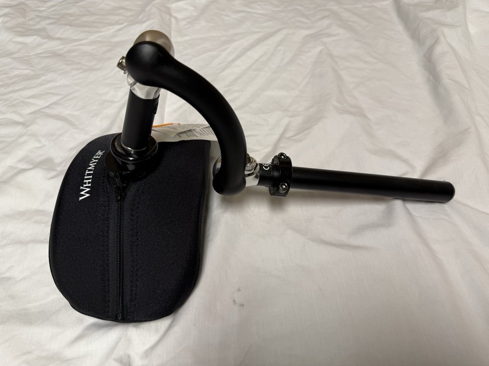 Jay Whitmyer Plush Linx Single 10" Pad Headrest System, Adjustable + Bracket NEW