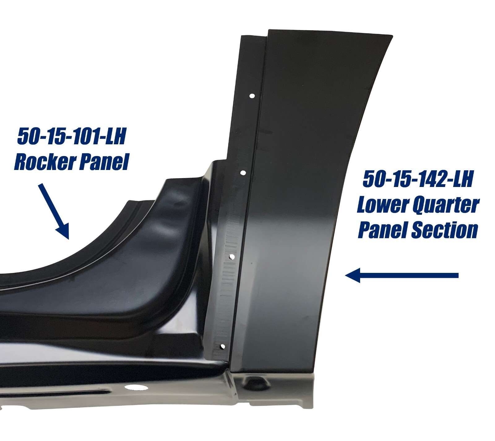 OE Style Rocker panel & Quarter Sect. Kit for 15-20 Chevy Suburban GMC Yukon XL
