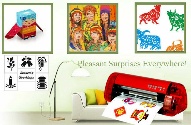 A4 Size Pro CUTOK Mini Vinyl Cutter Plotter Machine with Contour Cut Function