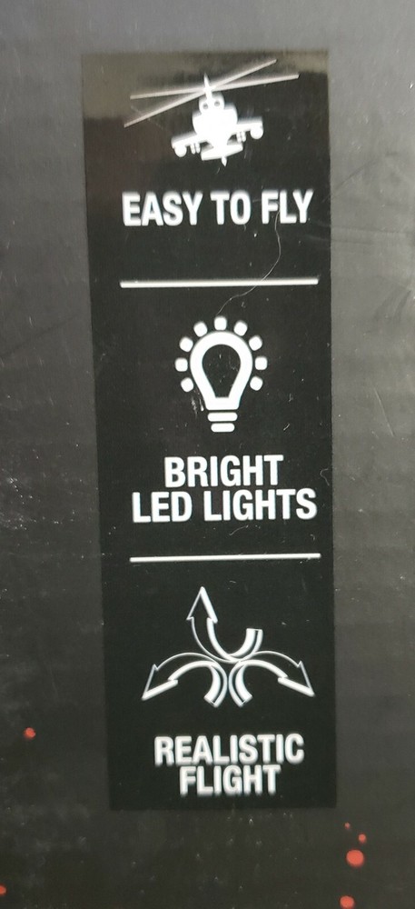 Protocol Turbohawk Lava 3 Ch Remote Control Helicopter Easy LED Realistic Flight