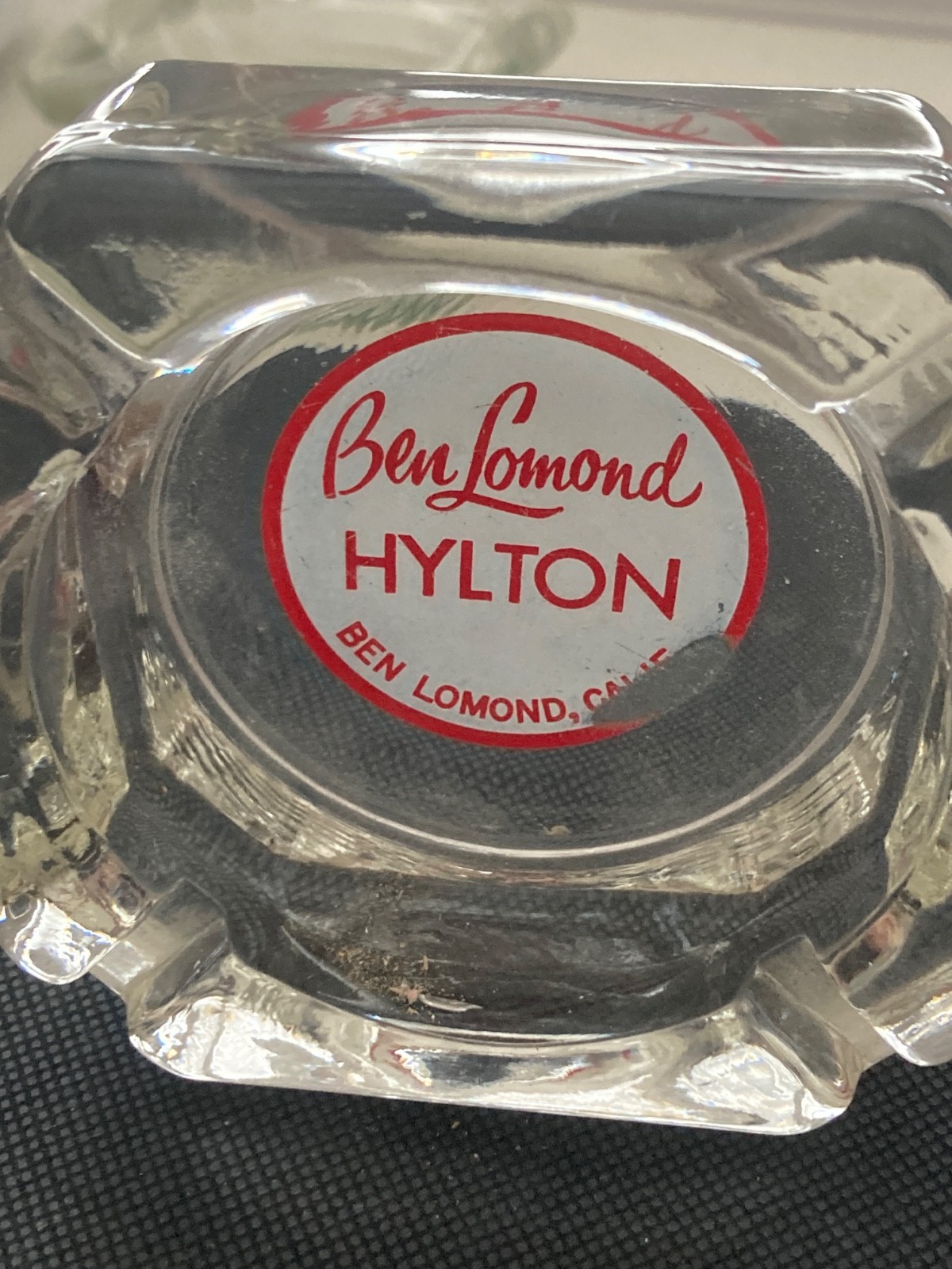 BEN LOMARD 1950s-60s Ben Lomond ASHTRAY Hylton Ashtray Collectible Hotel