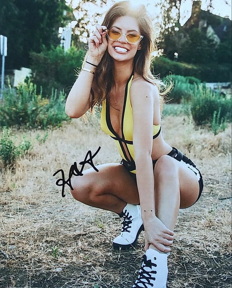 Hannah stocking signed 8 x 10