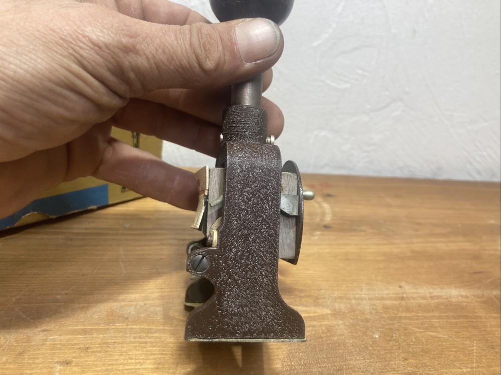 Vintage Bates Numbering Machine 6 Wheel Stamper