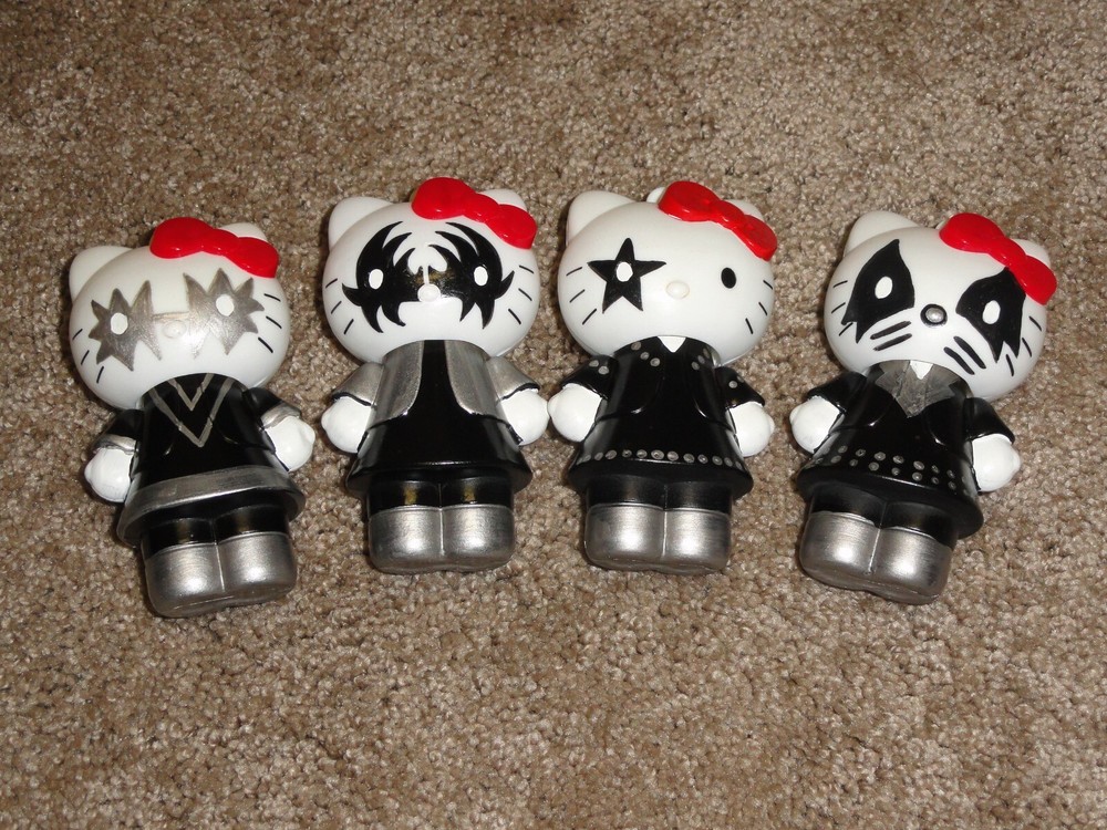 KISS HELLO KITTY Set Plastic Dated 1976 SANIRO in EX Condition