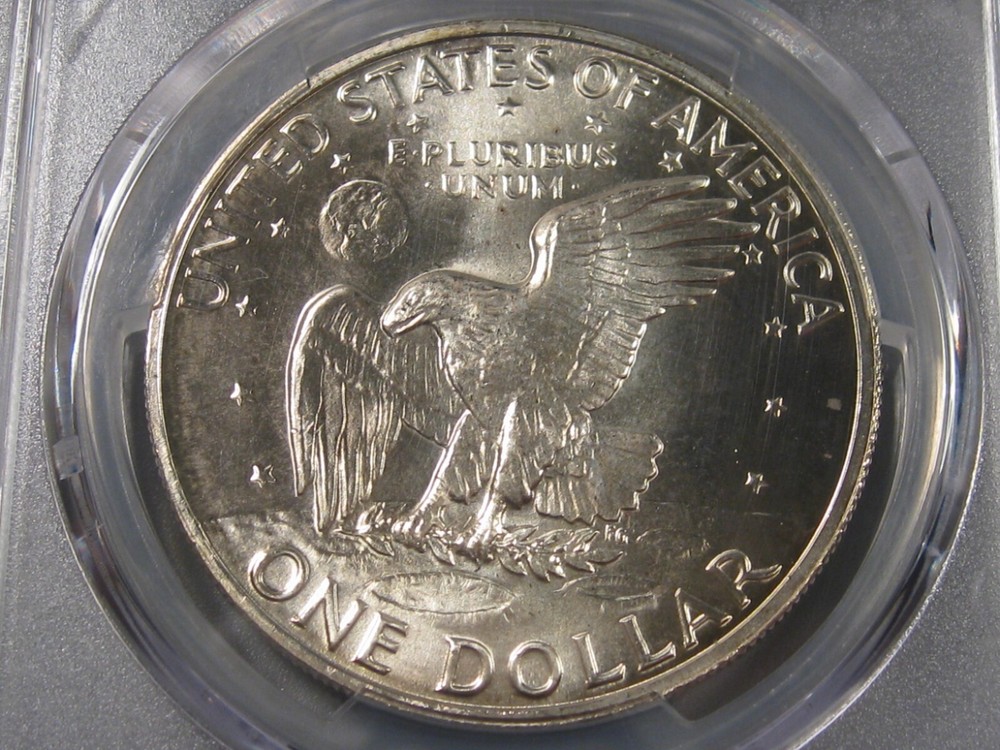BU GEM 1972-S Silver Eisenhower Dollar PCGS MS67. #34