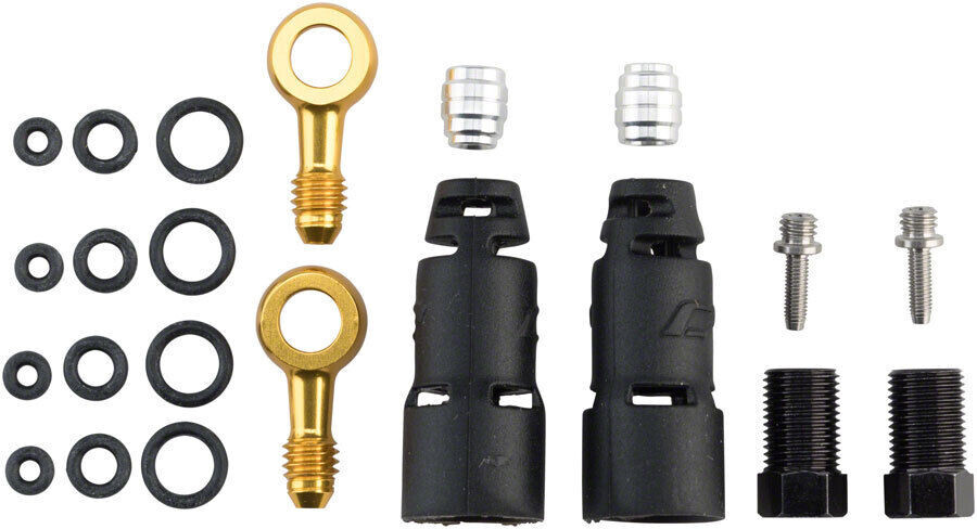 Jagwire Pro Brake Hydraulic Hose Quick-Fit Adapter Kit SRAM LEVEL ULTIMATE Code