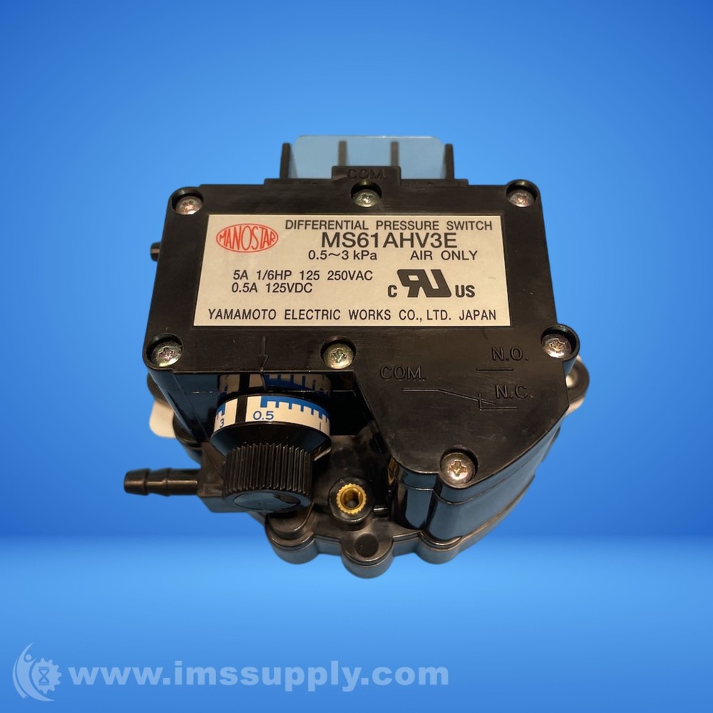Yamamoto MS61AHV3E Micro Differential Pressure Switch FNIP