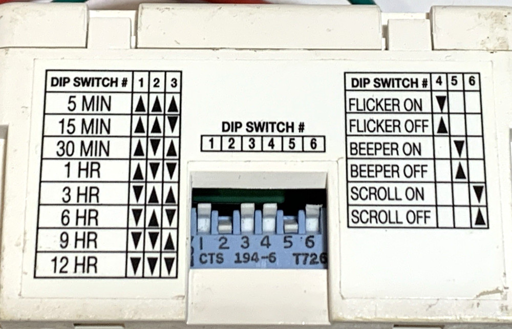 TORK SSA100 In Wall Programmable Electronic Countdown Timer for lights or Motors