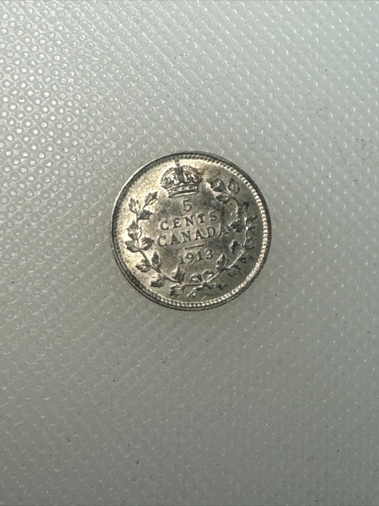 1913 Canada 5 Cent PG