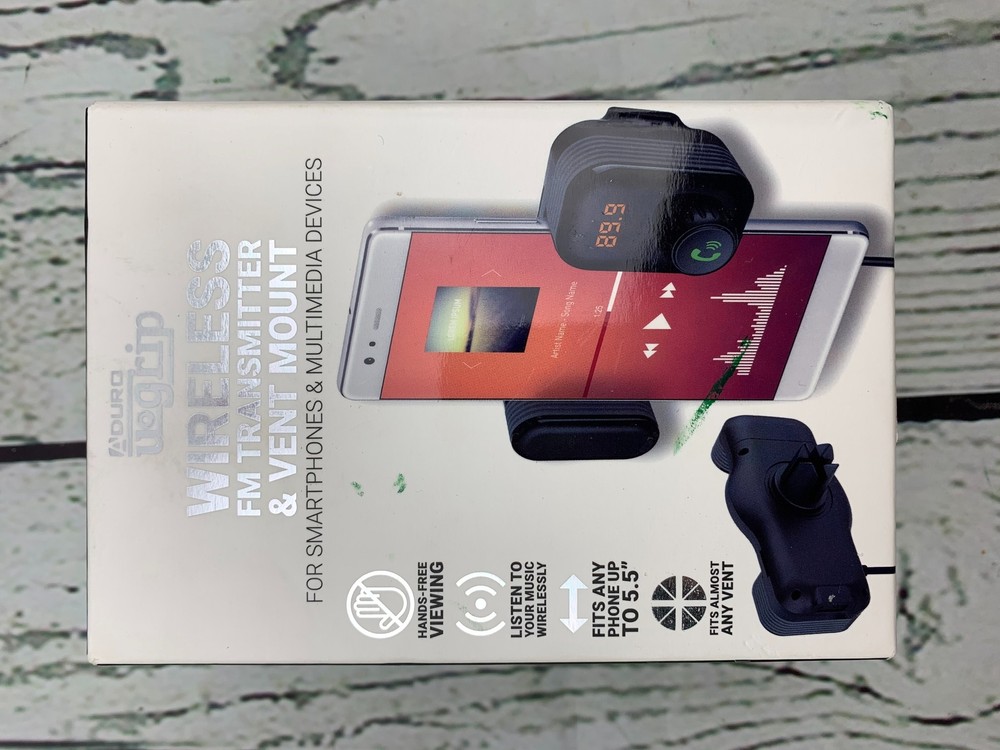 Bluetooth FM Transmitter Vent Car Mount for Smartphone Bluetooth Car