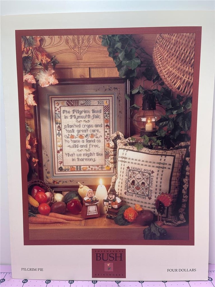 SHEPHERD'S BUSH - Counted Cross Stitch Leaflet - PILGRIM PIE