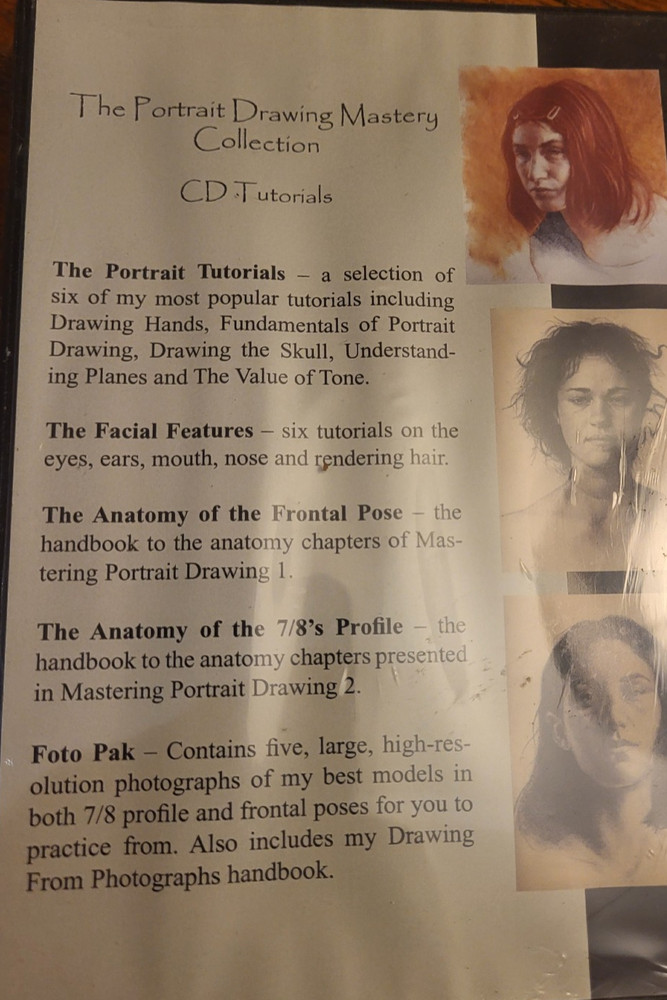 Portrait Drawing Mastery Collection - M. Britton - CD Tutorials - NEW SEALED