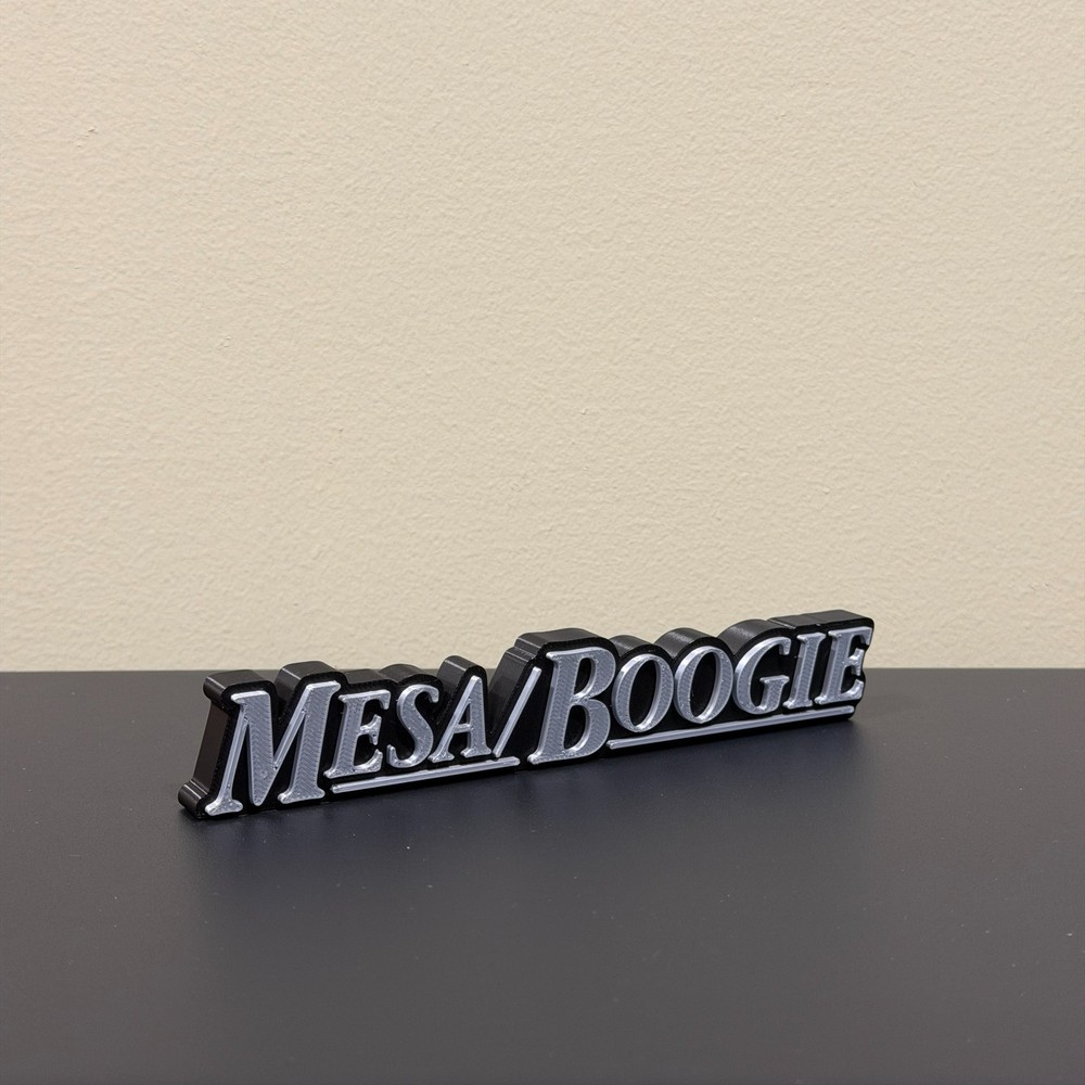 Mesa Boogie decor sign 3D printed display