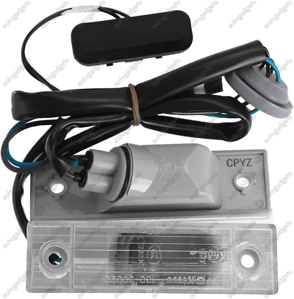 Rear Trunk Release Switch Licence Plate Lamp Light Switch Button Assembly Replac