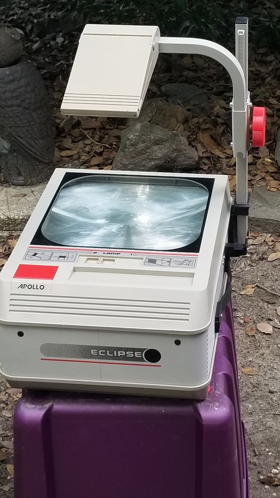 VINTAGE APOLLO ECLIPSE EDUCATIONAL OVERHEAD PROJECTOR SCHOOL ROOM