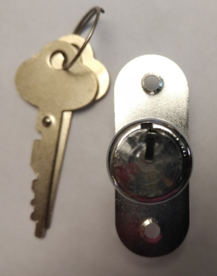 Taco Push Lock TA2286CMP with 2 flat keys