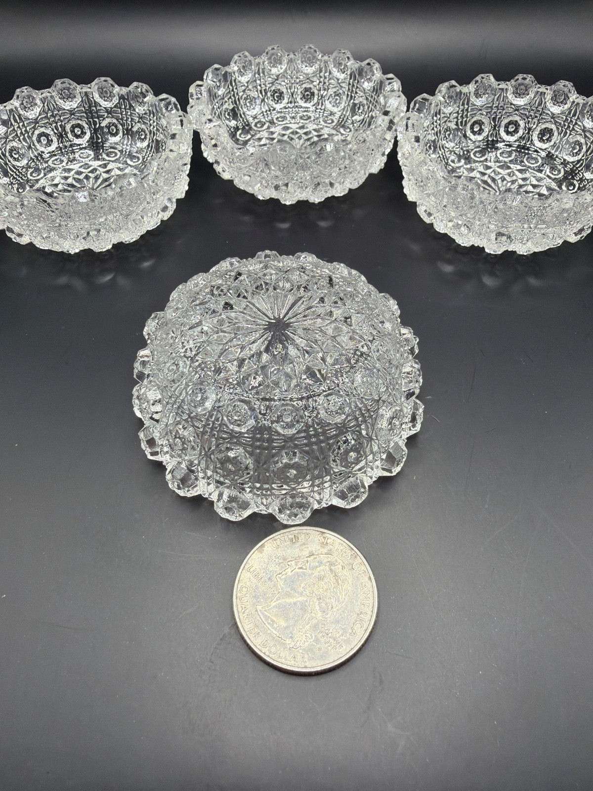 EAPG Antique WESTMORELAND SPECIALTY GLASS OPEN SALT Dish Dip