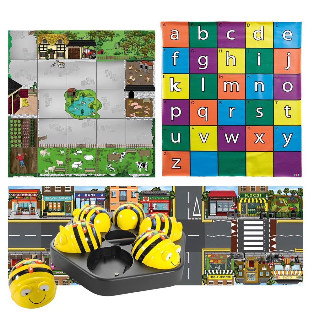 Bee-Bot Programmable Coding Robots Classroom Starter Set Educational Toy Ages 3+