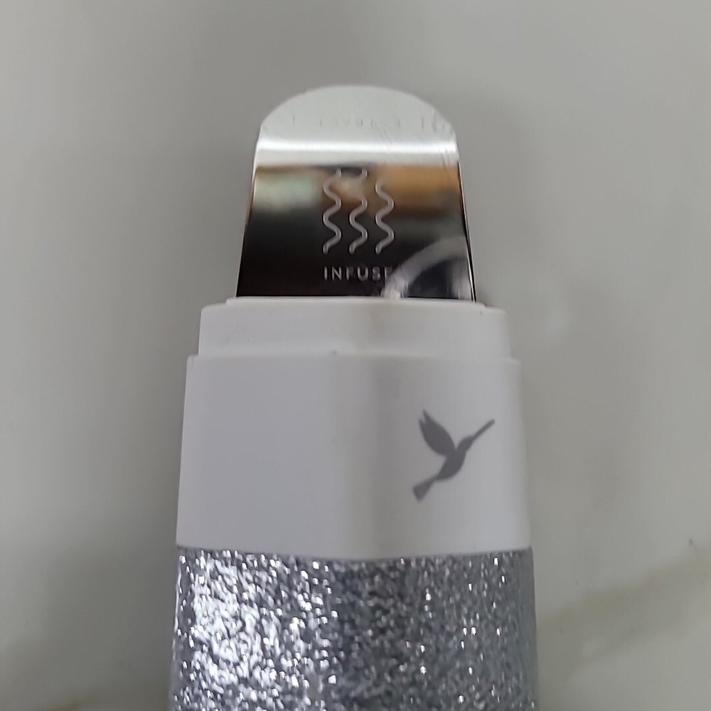 DERMAFLASH DERMAPORE Pore Extractor & Serum Infuser Gray Glitter USED