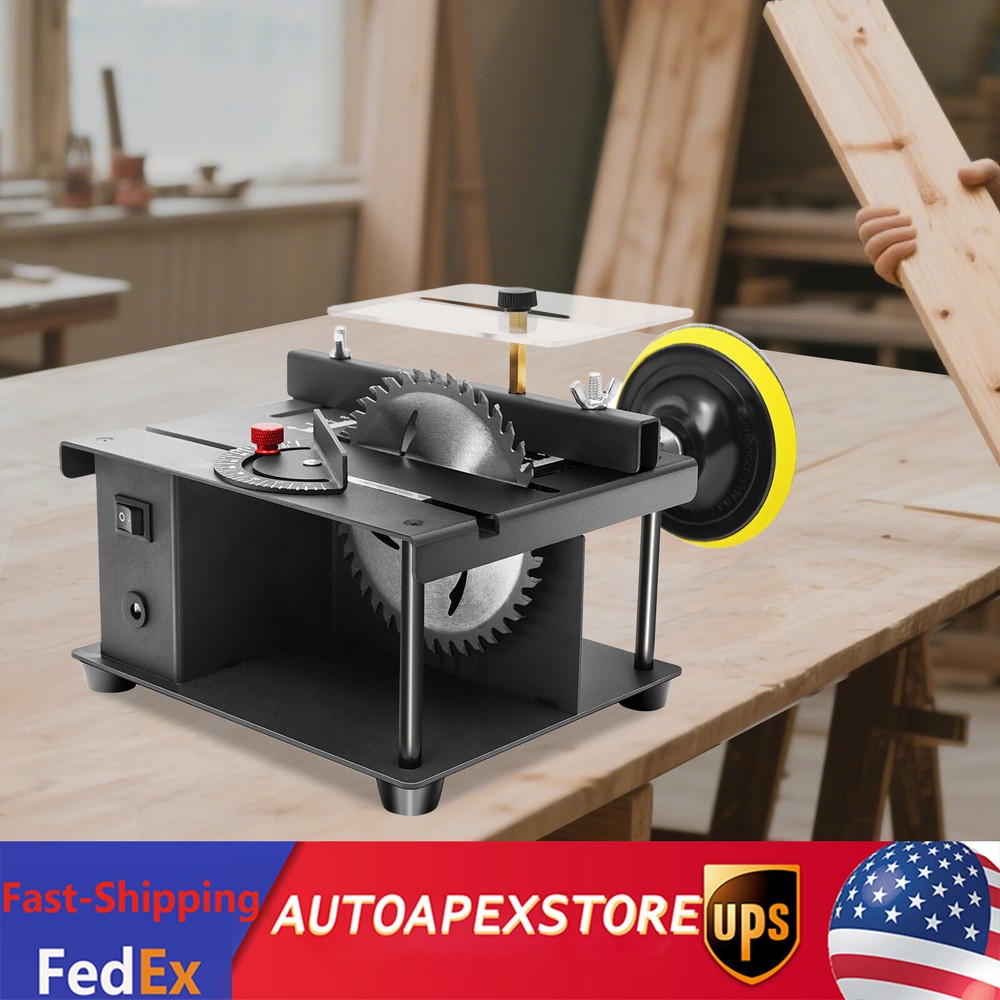 Precision Mini Table Saw Blade Woodworking Multi-Functional Cutting Machine