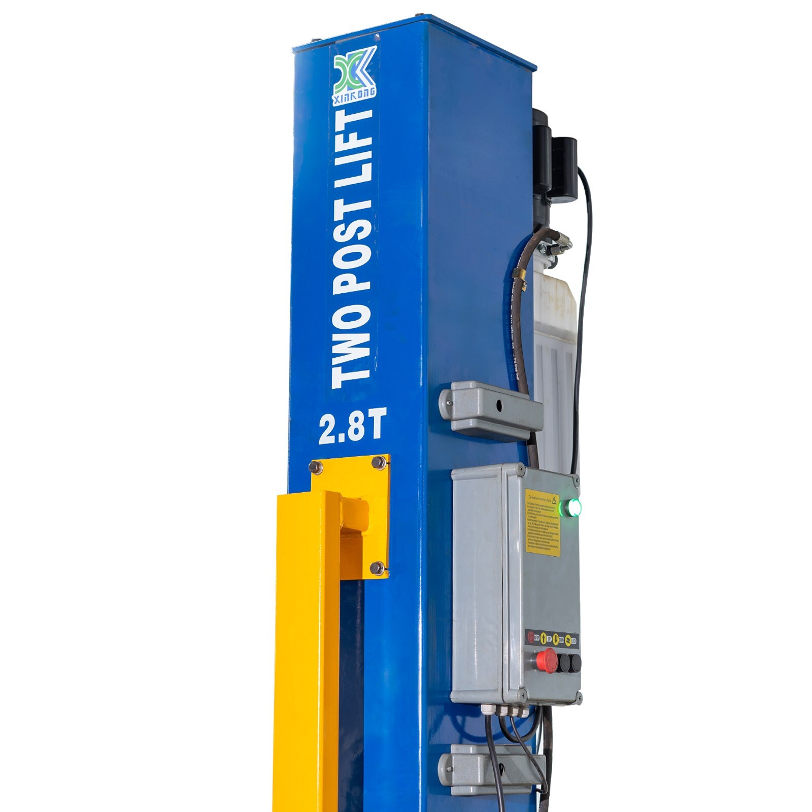 6,200 lb Single Post Lift Portable Electro-Lock