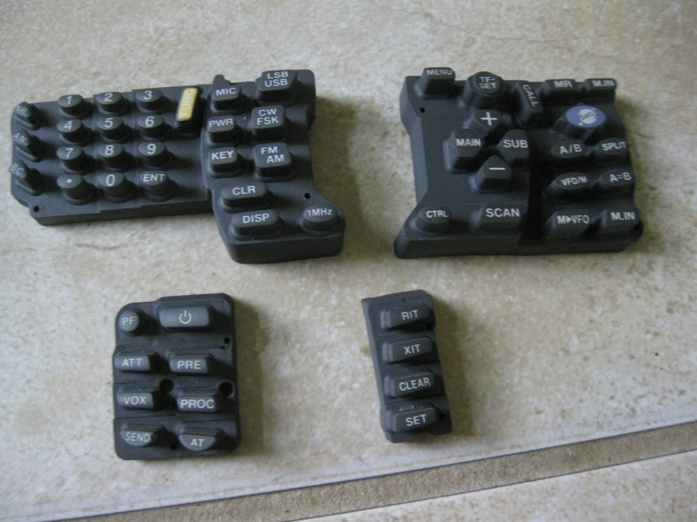 Kenwood TS-2000 TS-2000X  FRONT PANEL button membranes in Excellent shape