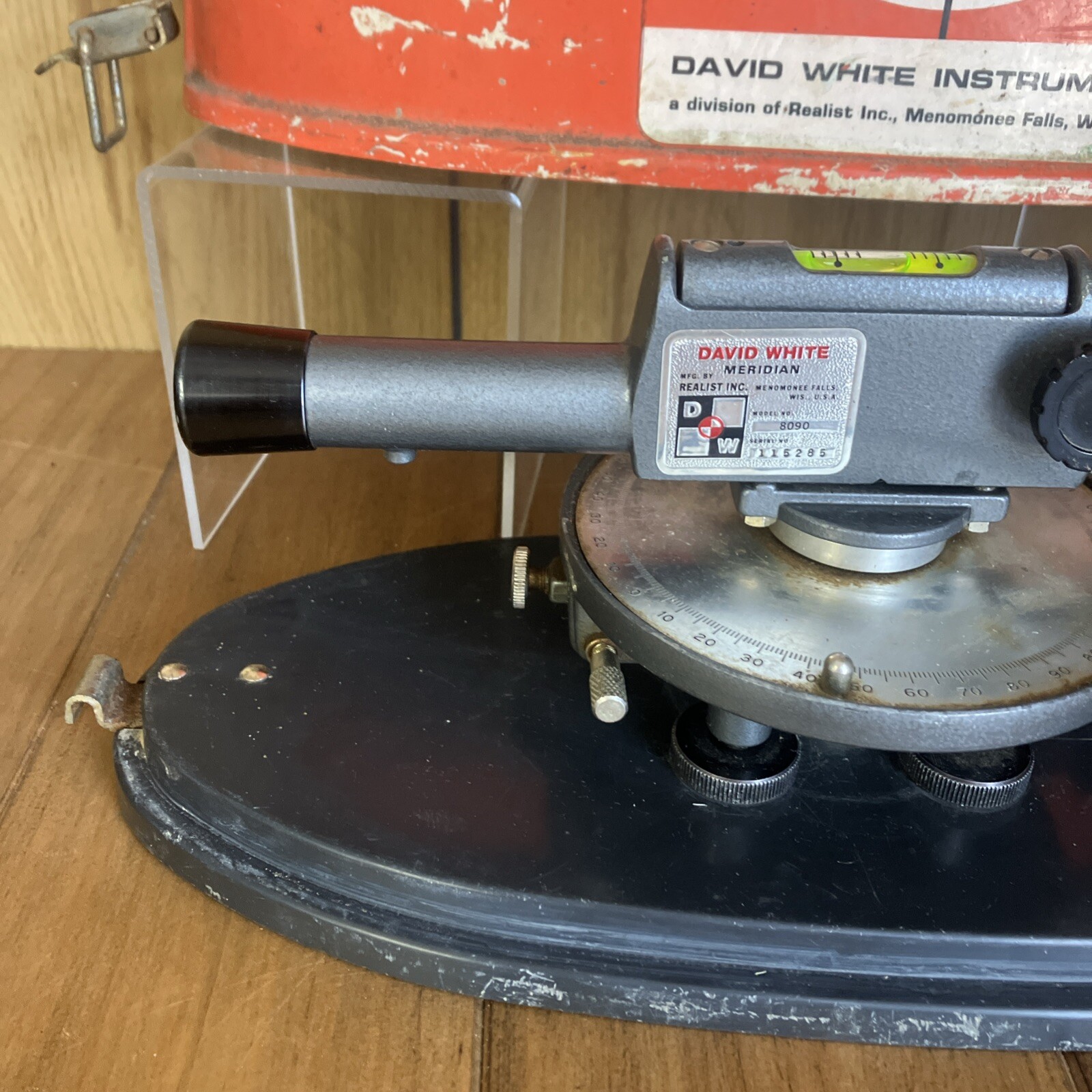 Vintage David White Instruments DW-8090 Survey Tool USA Made