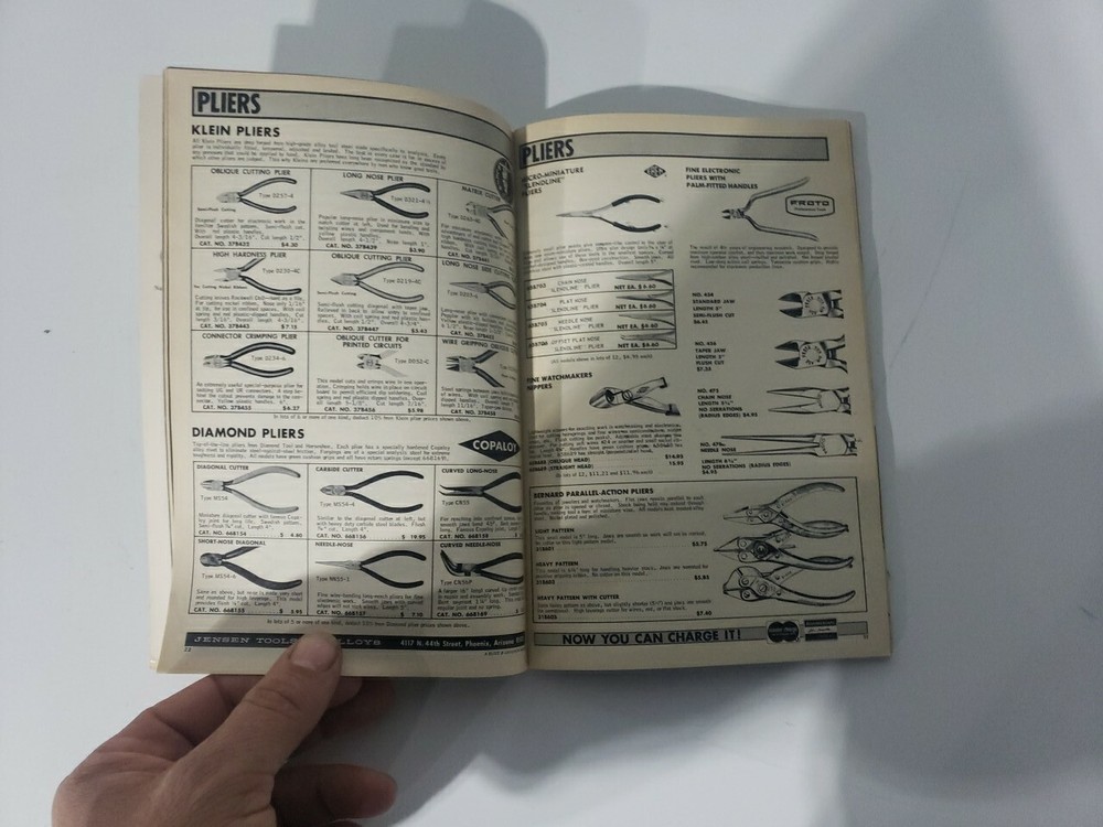 1974 JENSEN TOOLS ORIGINAL 112 PAGE CATALOG #674!!