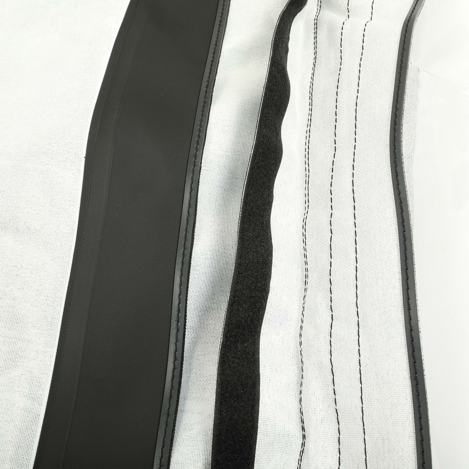 For Mazda Miata 1990-2005 Soft Top Convertible Window Black & Clear Cabrio