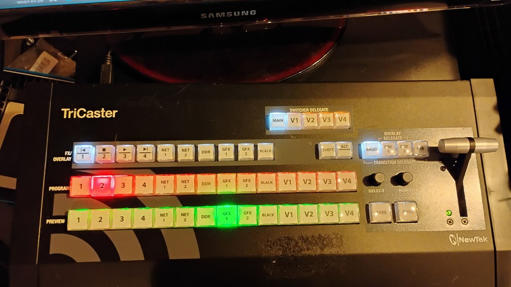 Tricaster TC460 (upgraded from 455) with CS40 Control surface