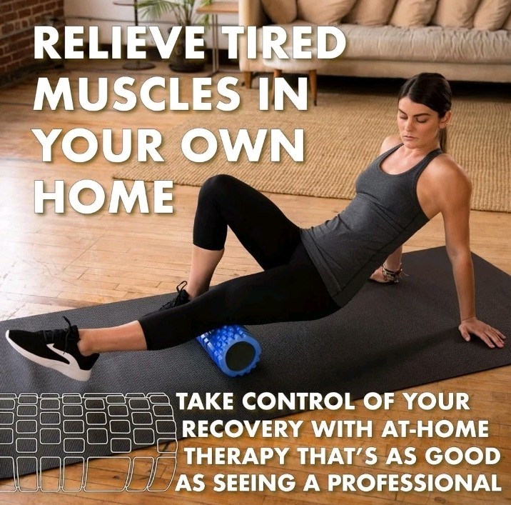 321 STRONG Foam Roller - Medium Density Deep Tissue Massager for Muscles
