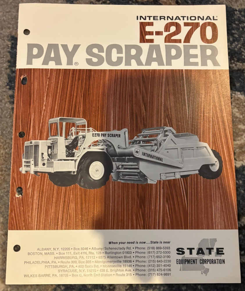 International E-270 Pay Scraper Brochure AMIL25 ver2