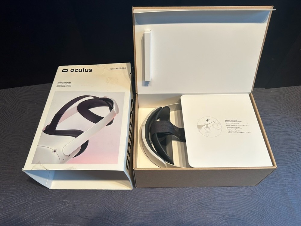 Oculus Quest 2 Elite Strap Official Meta VR Headset Strap Replacement w Box