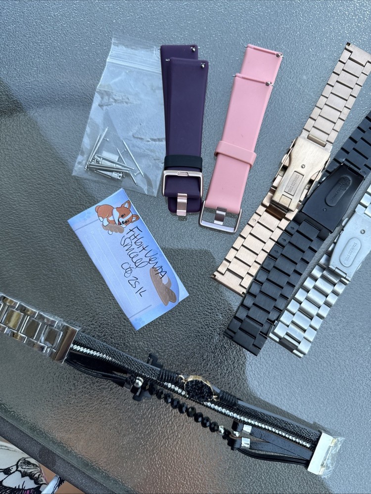 Used OEM Original Fitbit Versa Bands Small And Adjustable Sizes