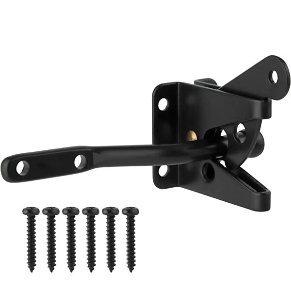 Stanley Gate Latch 81-4002 SP1261, Black Coated Finish