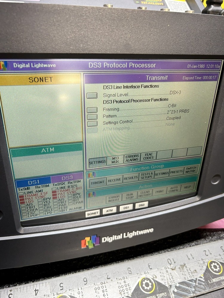DIGITAL LIGHTWAVE ASA-PKG-DS3 Network Info Test PC_CLEAN WORKING UNIT!_FAST SHIP