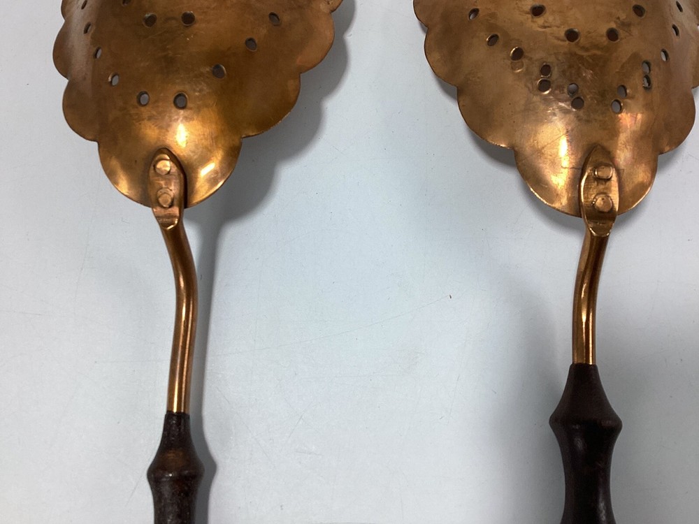 Anitque Russian Ukraine Copper Serving Spoon