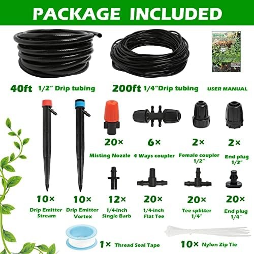 Drip Irrigation Watering System Kit