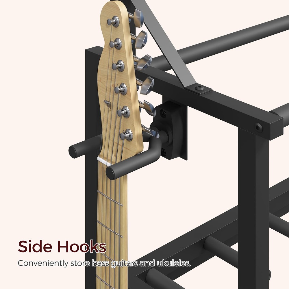 Guitar Stand, Multiple Guitar Rack Holder for Various Instruments, MultiInstr...