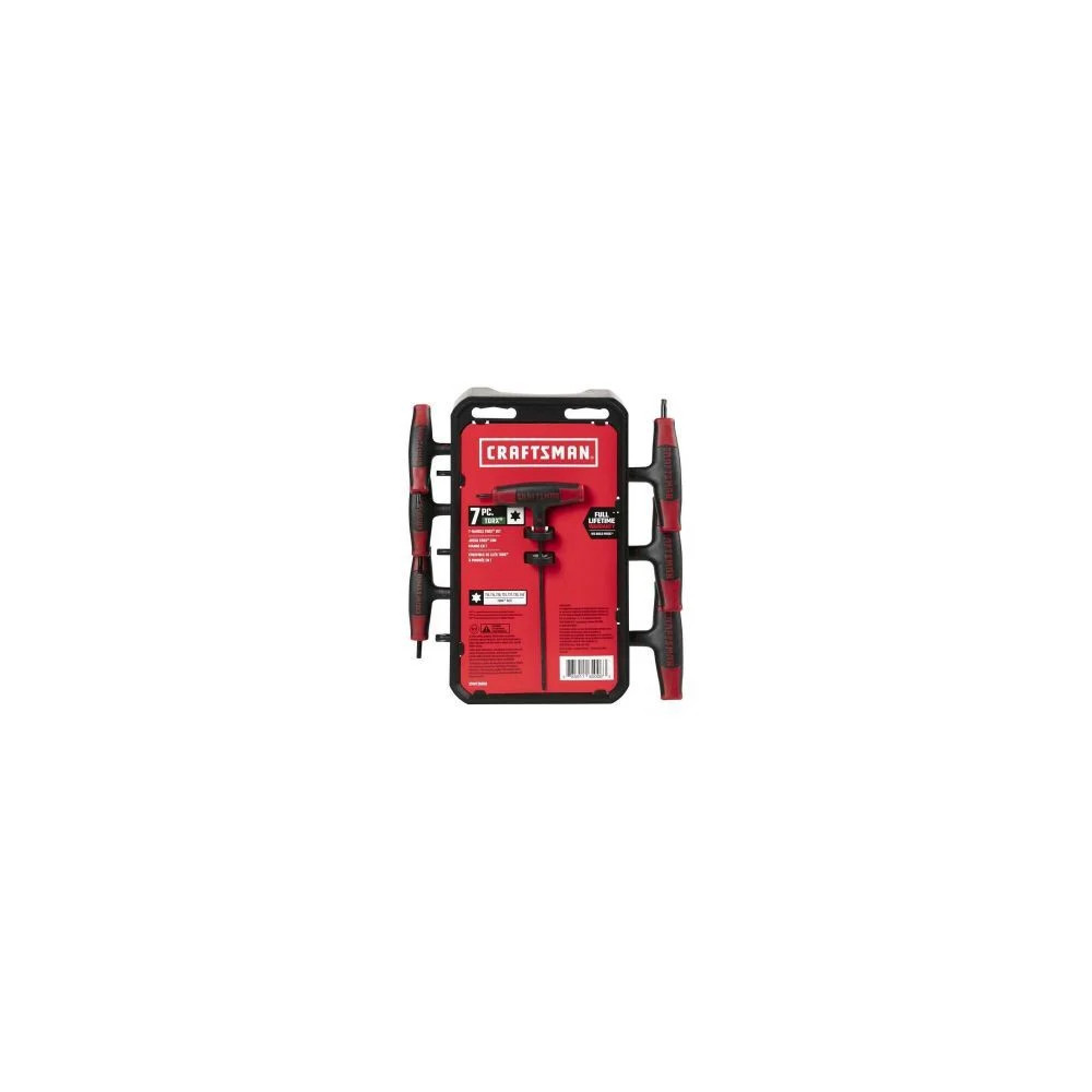 Craftsman T-Handle Torx Hex Key Set, 7 Piece