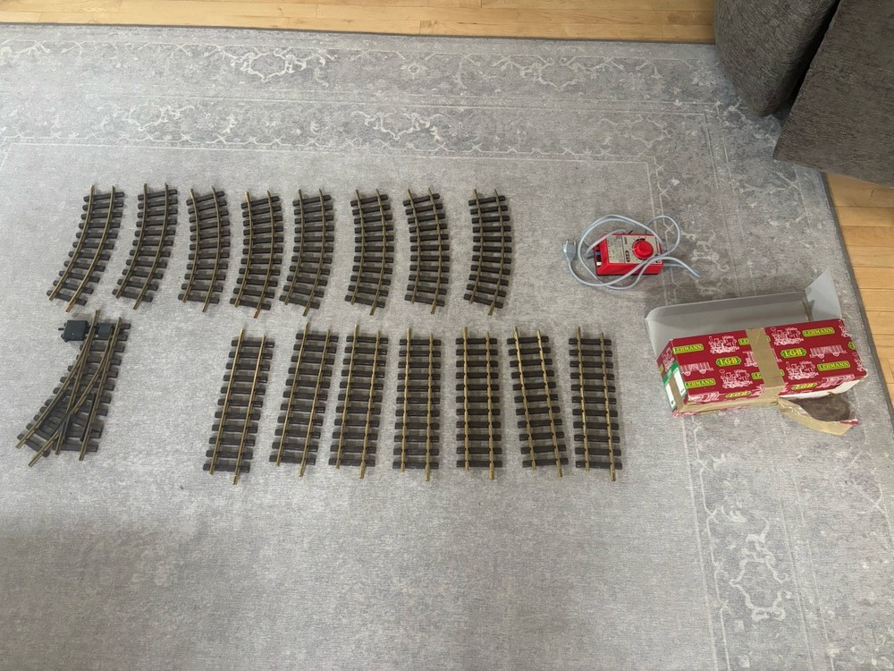 LGB Tracks 15 Pieces With A Switch Please Read Description