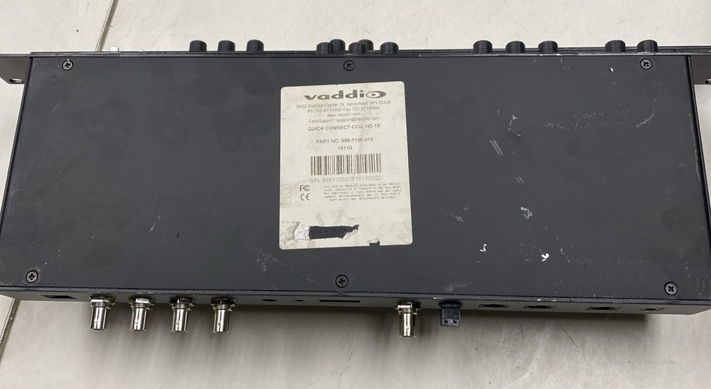 2 Vaddio Tally Quick Connect CCU HD-18
