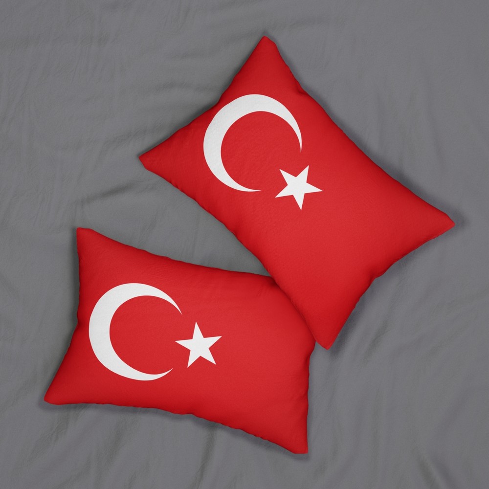 Turkey Flag Lumbar Pillow