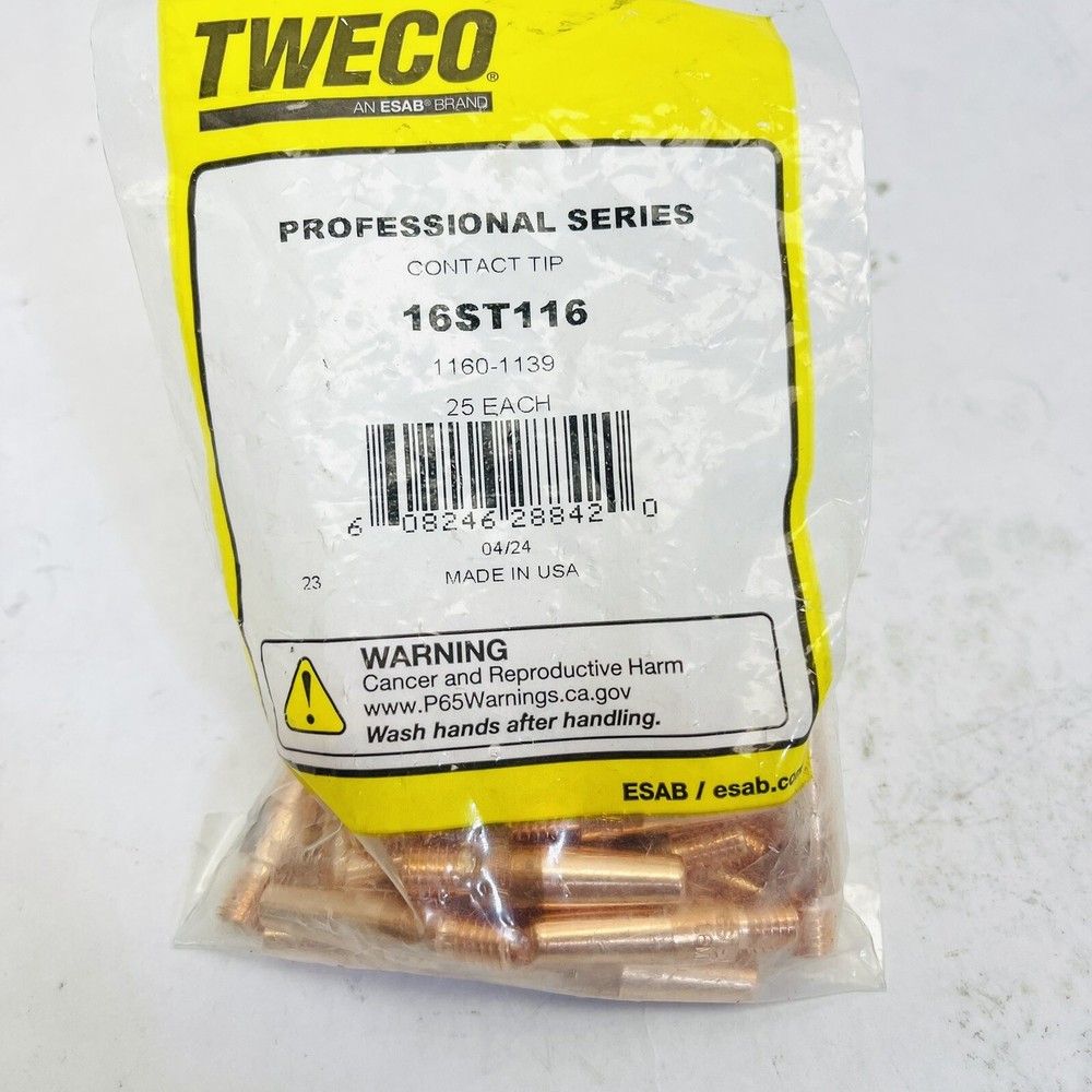 25 PK  TWECO 16ST116/1160-1106 CONTACT TIP